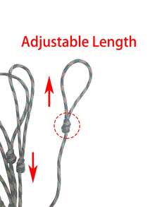 6-Call Duck Carry Lanyard, Portable Neck Strap For Hanging Small Goose/Predator/Waterfowl Game/Poultry/Bird/Duck Call, Lightweight Decoy Tether With Adjustable Loops, Durable Braided Ring And Heavy Duty Buckle - Multicolor - View 10