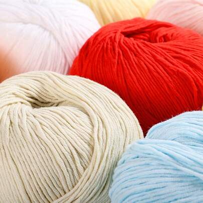 Each Pack Of 6 Is About 50G, Totaling 300G. Hand Woven Baby, Made Of 2% Nylon Yarn, With Bright Colors That Are Not Easy To Fade, Comfortable Hand Feel And Easy To Weave. Handmade DIY Option, 1/3.1Nm