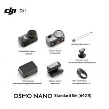DJI Osmo Nano运动相机，多功能可穿戴相机，适用于Vlog、骑行、跑步、家庭和宠物拍摄，支持4K高清视频，超轻拇指大小，Osmo Nano标准版（64GB，不含存储卡） - 查看 8