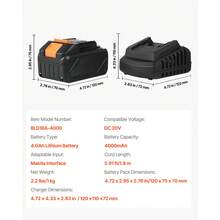 Seghe elettriche - 4,72 x 2,95 x 2,76 pollici - Visualizzare 7