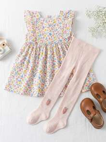 3 Pcs Baby Tights, Summer Mesh Thin Style, Mosquito-Repellent & Breathable, Ideal For Daily Wear - Multicolor - View 8