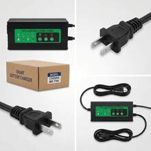 Scooter Batteries & Battery Chargers - Black - View 7