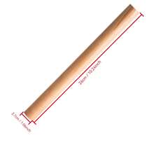Que cán bột bằng gỗ sồi tự nhiên dùng trong gia đình, cây cán bột không sơn mài, cây cán bột bằng gỗ nguyên khối lớn và nhỏ, cây cán bột chống dính dùng trong gia đình. - Gỗ đỏ - Xem 10
