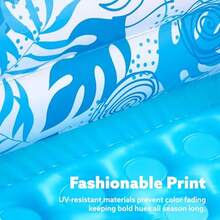 Sloosh - Piscina Inflable para s 81 x 81 x 21 cm con colchón Suave Piscina Cuadrada Inflable con Pelotas para Fiestas Juguetes acuáticos portátiles para Interior y Exterior Azul - AZUL - Ver 5