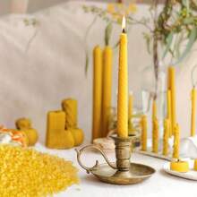 500克优质黄蜂蜡，经多次筛选，是制作蜡烛和香薰蜡的原料。适用于手工蜡烛制作、DIY蜡模材料、蜡模材料、送给蜡烛爱好者的礼物以及制作万圣节蜡烛。 - 500g - 查看 11