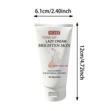 80克柔滑妆前乳，蕴含烟酰胺、果酸、维生素E，提亮肤色，均匀肤色，适用于面部、颈部、腋下、膝盖等身体部位，温和提亮，男女通用 - 80g - 查看 9