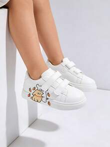 Children's Shoes Spring New Anti-Slip Toddler Girls' Sports Shoes, Boys' Casual Sneakers, Baby Running Shoes, Little White Shoes - White - View 2