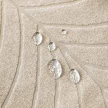 单人沙发两件套/双人沙发三件套/三人沙发四件套 防水提花大叶图案沙发坐垫套，弹性提花沙发套，家具坐垫，可机洗 - 米黃 - 查看 9