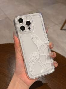1个极简主义夏季线条艺术海龟手机壳，适合作为节日礼物，兼容三星Galaxy S25、S24、S23/A15，苹果XS/XS Max/XR/11/12/13/14/14 Plus/15/15 Plus/16/16 Plus/7/8 Plus/17/17 Pro及其他型号 - 彩色 - 查看 2