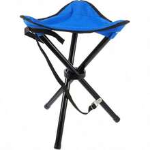 3-Legged Tripod Support Non-Slip Design, Portable Multifunctional, Suitable For Outdoor Camping And Fishing, Tool Box Auxiliary Seat, Portable Folding Camping Stool (50cm), Black - Multicolor - View 10