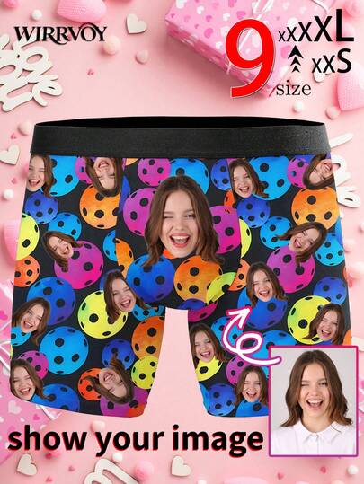 1 chiếc quần boxer nam in hình Pickleball sống động theo yêu cầu, quần lót in ảnh cá nhân, quần lót thoải mái độc quyền dành cho chồng, món quà hoàn hảo cho Ngày Valentine, Kỷ niệm, Sinh nhật dành cho bạn trai, người yêu, tuyệt vời cho những người đam mê thể thao (9 kích cỡ)