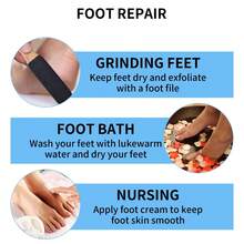 1 dụng cụ dũa móng chân chuyên nghiệp, làm sạch và chăm sóc chân, chà sạch chai sạn, dùng để loại bỏ da chết và vết nứt, dũa móng chân bằng gỗ sồi, loại bỏ chai sạn, chà sạch chân, dụng cụ làm móng chân, dụng cụ làm móng chân chuyên nghiệp, loại bỏ da chết và chai sạn, chăm sóc chân, dũa và massage, dùng được cho cả nam và nữ. - A - Xem 3