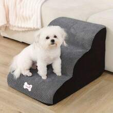 2-Step Soft Pet Stairs, Non-Slip Ladder For Small Dogs To Access Sofa And Bed, Compact Design With Removable Cover, Stable Base, Suitable For New Pet Owners, Training Rewards, Pet Birthdays, Interactive Play, Holiday Gifts - Durable And Practical Choice For Pets - Multicolor - View 7