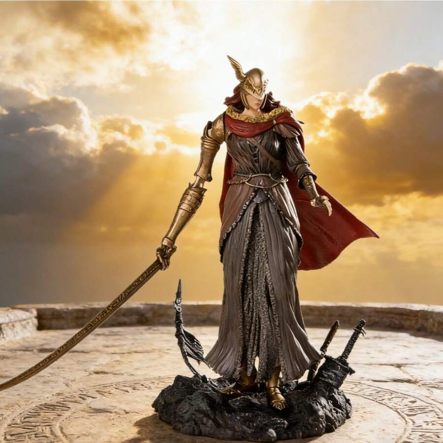 艾尔登法环女武神游戏手办，豪华包装，精细雕刻忠实还原角色，高级收藏级桌面摆件礼品