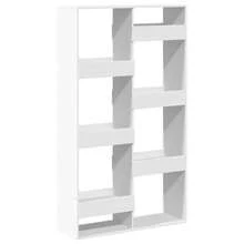 Bookcase White 100x33x175 Cm Engineered Wood - White - View 2