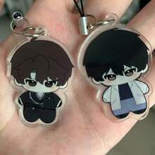 Dây đeo điện thoại thi tuyển sinh trung học toàn cầu, Dây đeo điện thoại hoạt hình hai mặt chống rơi dễ thương Qin Jue & You Huo, Móc khóa, Phụ kiện túi xách, Mặt dây chuyền ba lô, Quà tặng cho người hâm mộ anime thế hệ thứ hai, Phụ kiện học sinh thế hệ thứ hai, Dây đeo siêu dễ thương, Quà sinh nhật, Quà tặng ngày lễ - Nhiều màu - Xem 5