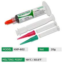 HAOXPNG 151/217℃ Lead-Free Syringe Solder Paste Flux For Soldering Led Smd Repair Tin Paste - HXP-602 - View 9