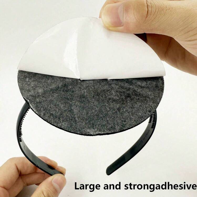 1/2 chiếc băng đô cài tóc bằng nhựa màu đen chắc chắn, chống trượt, thích hợp cho lễ tốt nghiệp và tiệc mừng tốt nghiệp (không bao gồm mũ). - Xem 3