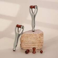 1pc Finger Massager, Hand Massage Tool, Suitable For Carpal Tunnel Syndrome. Double-Sided Hardwood Massage Roller Tool, Can Be Used To Relieve Finger Trigger Points, Hard-To-Reach Hand Areas, And Alleviate Massage Pressure. Traditional Chinese-Style Ancient Massage Method. - View 11