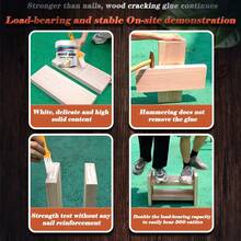 Keo dán gỗ màu trắng, keo dán gỗ cường độ cao, khô nhanh, dùng để sửa chữa đồ gỗ và đồ thủ công DIY, không gây ố màu, chỉ sử dụng trong nhà. - Keo dán gỗ - Xem 6