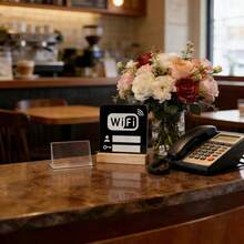 Acrylic WiFi Sign - High-End Display Board For Commercial Store Decoration - A - View 8