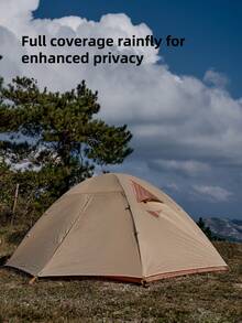 【URBANWAVE】双人背包帐篷，超轻徒步帐篷，四季通用背包帐篷，采用防撕裂尼龙帐篷面料，轻便露营帐篷，小型打包帐篷及超轻庇护系统 - A - 查看 4