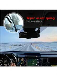 Bộ 2 lò xo tăng áp cần gạt mưa ô tô, phù hợp với mọi loại xe, dễ lắp đặt, hoàn hảo cho nhiều mẫu xe khác nhau (Màu đen). - A - Xem 4