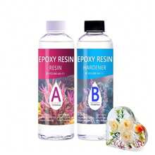 242ml 环氧树脂套装 - 透明、耐用、自流平，适用于桌面、工艺美术、铸造、珠宝制作和涂层。 - 121ml A+121ml B - 查看 1