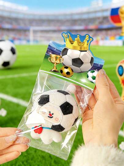 1 chiếc thiệp mini tự làm chủ đề World Cup, thiệp trang trí, thiệp chúc mừng, thiệp xếp chồng sáng tạo, thiệp cảm ơn chủ đề bóng đá cho bữa tiệc World Cup, thiệp chúc mừng bằng giấy thủ công vui nhộn thể hiện lòng biết ơn.