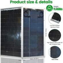 JINGYANGPV Pannello solare - Bianco - Visualizzare 3