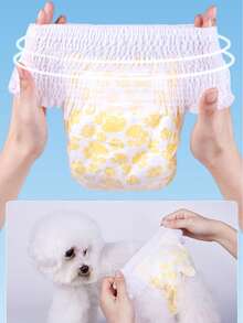 Tã dùng một lần cho chó cái, quần lót giữ nhiệt, miếng lót đa năng cho thú cưng. - Một cỡ - Xem 2