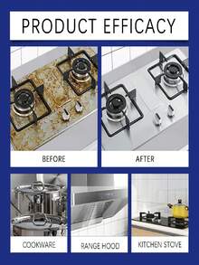 JUE FISH 骊鱼厨房清洁粉，清洁油脂，适用于炉灶、炊具、不锈钢等，多用途清洁用品 - 粉狀 - 查看 2