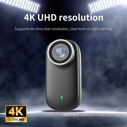 4K Ultra HD Mini Wireless Camera, Tiny WiFi Hotspot Video Recorder, Portable Sports Camera, Thumb-Sized Video Recorder, Waterproof Camera For Work, Travel, Pet Walking, Motorcycle Dash Cam, Outdoor Mini Camera, Pet Video Log, Outdoor Bicycle Sports Camera, Dash Cam