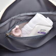 Large Capacity Women's Gym Bag, Luxury Extra Large Handbag - Stylish And Practical Compartmentalized Design, Multifunctional With Wet And Dry Separation And Convenient Side Pockets, Suitable For Travel, Adventure, And Fitness Activities. Lightweight Maternity Bag, Storage Bag, Short Trip Luggage Bag, Independent Shoe Compartment, Lightweight Argyle Pattern Duffel Bag, Portable Overnight Bag. - 粉色 - 查看 7