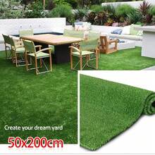 2M Artificial Grass Garden Turf Offcut Roll End Realistic Lawn Fake Carpet Mat - A - View 6