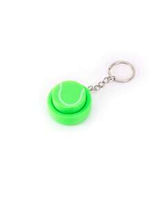 1pc Sports Ball Pattern Keyboard Stress Relief Toy, Round Click Button Fidget Keychain, Stress Relief, Creative Fidget Ball Toy. Can Be Used As Keychain, Car Keychain, Bag Pendant, Keychain Accessory. Features Sports-Themed Keyboard Button Design, Adult Finger Keychain, Finger-Press Type Keychain, With Entertainment And Relaxation Functions. Ideal As Sports Activity Gift, Party Gift And Unique Gift. - Button Decompression Ball - View 13