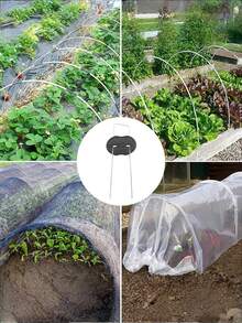 1 套(25 件/50 件)草坪 U 型钉套装,U 型花园桩,25 件草坪 U 型钉 + 25 件垫圈,6 英寸镀锌景观 U 型钉,重型花园钉,非常适合固定草坪和织物 - U型釘+墊圈 - 查看 7