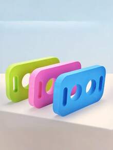 1 pieza Tabla flotante de espuma para nadar - Conector flotante - Ligero - Accesorio de espuma perforada específico para piscina - Conector de varilla flotante colorido para fiestas de verano en la playa y actividades al aire libre, adecuado para principiantes, artículos esenciales de playa, flotador de piscina - Multicolor - Ver 4