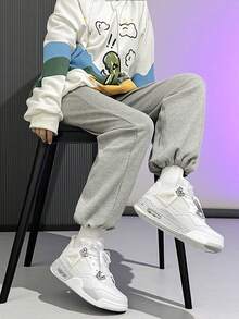 New Men's And Women's Casual Sports Shoes. Breathable, Comfortable, And Stylish Design, Suitable For Everyday Wear, Outdoor Walks, Shopping, Parties, Holidays, And As Gifts For Valentine's Day, New Year, And Chinese New Year. - 白灰 - 查看 6