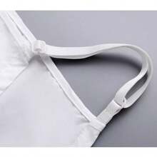 蕾丝V领假领，女士多功能卫衣/卫衣打底衫，白色装饰假领，秋冬女式衬衫领 - 黑色 - 查看 9