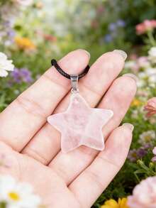 1/2/3/4/5/10/50个随机简约五角星吊坠项链，个性化嘻哈颈链，波西米亚星形项链配饰 - 彩色 - 查看 23