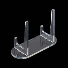 10个装亚克力透明支架 - 多功能展示架，可作名片夹和证件展示架 - A - 查看 3