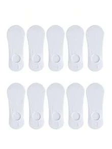 1/5/10/15/20 Pairs Men's Invisible Boat Socks, Shallow Mouth Socks, Low-Cut Thin Boat Socks For Spring & Summer - Multicolor - View 4