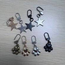猫爪星形可拆卸拉链拉片，金属拉链头，适用于衣服、外套、鞋子、包包 - 无需工具，快速安装，金色/黑色/银色可选 - 彩色 - 查看 11