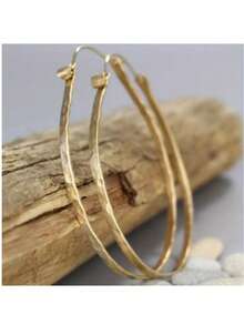 Elegant And Fashionable Star And Moon Hoop Earrings, Blue SyntheticZirconian Earrings, Versatile Stylish Earrings For Women, Perfect Valentine's Day Gift - Gold - View 1