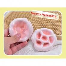 软糯麻糬挤压玩具，缓解压力挤压体验，外裹薄冰皮，塑料麻糬质感，办公室、派对、愚人节的理想礼物（无需针头） - 彩色 - 查看 7