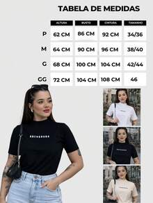 Women's Blouse, High Neck T-Shirt, , Elegant, Casual, 100% Premium Cotton - 白色 - 查看 5