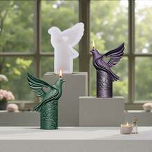 Dove Shaped Silicone Candle Mold, DIY Fragrance Stone Silicone Grinding Tool For Valentine's Day - Pigeon - View 2