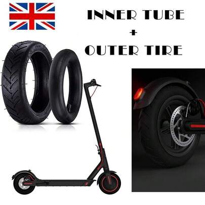 2X 10x2.125 Inner Tube & Tyre Set Bent Valve For 10" Electric Scooter Pure Air Pro Decent Riley