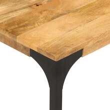 Coffee Table 100x55x35 Cm Solid Wood Mango - Brown - View 5